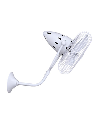Bruna Parede 13" Ceiling Fan in Gloss White