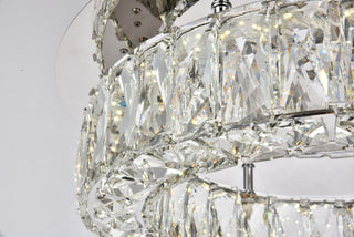 Monroe LED Flush Mount in Chrome