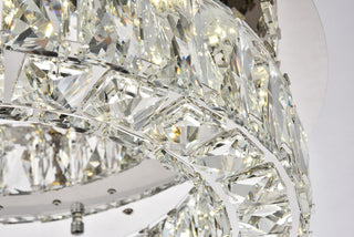 Monroe LED Flush Mount in Chrome