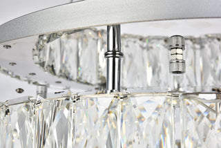 Monroe LED Flush Mount in Chrome