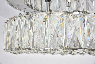 Monroe LED Flush Mount in Chrome