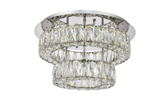 Monroe LED Flush Mount in Chrome