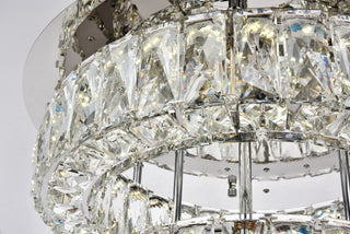 Monroe LED Flush Mount in Chrome