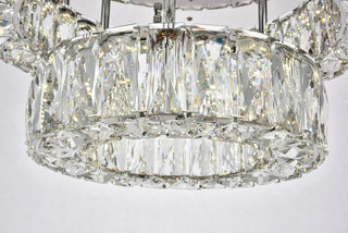 Monroe LED Flush Mount in Chrome