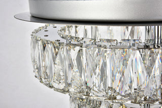 Monroe LED Flush Mount in Chrome