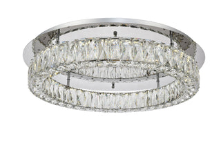 Monroe LED Flush Mount in Chrome