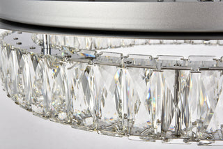 Monroe LED Flush Mount in Chrome