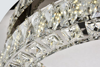Monroe LED Flush Mount in Chrome