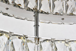 Monroe LED Flush Mount in Chrome