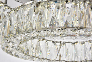 Monroe LED Flush Mount in Chrome