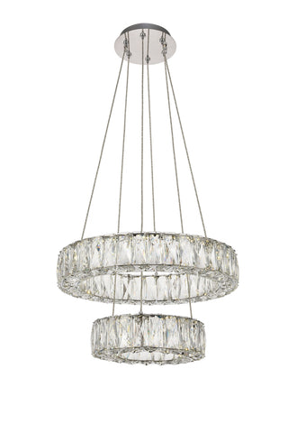 Monroe LED Chandelier in Chrome
