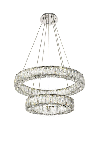 Monroe LED Chandelier in Chrome