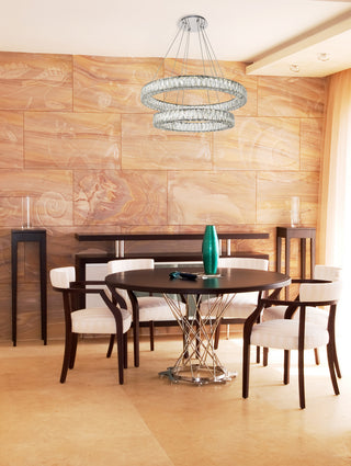 Monroe LED Chandelier in Chrome
