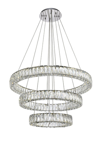 Monroe LED Chandelier in Chrome