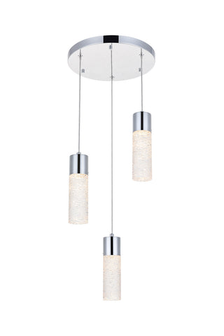 Constellation LED Pendant in Chrome