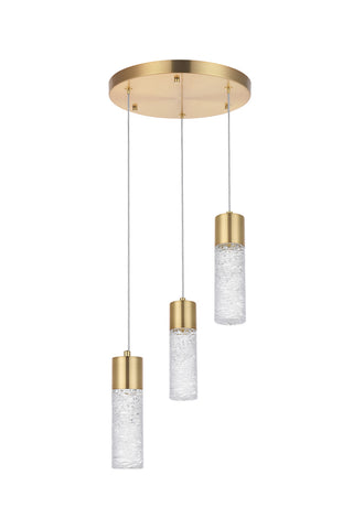 Constellation LED Pendant in Gold