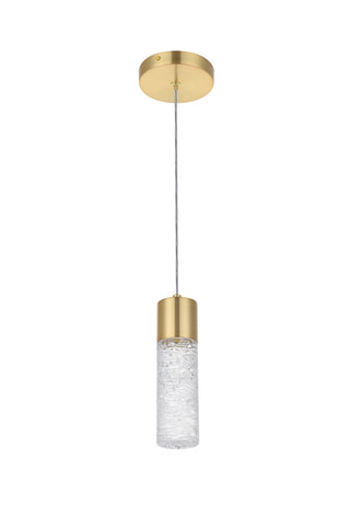 Constellation LED Pendant in Gold