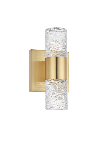 Vega LED Wall Sconce in Gold