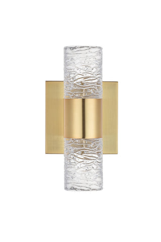 Vega LED Wall Sconce in Gold