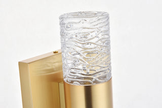 Vega LED Wall Sconce in Gold