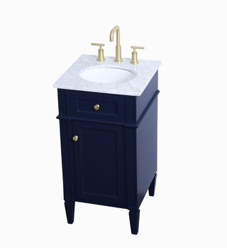 Park Avenue Single Bathroom Vanity in blue