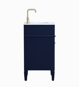 Park Avenue Single Bathroom Vanity in blue