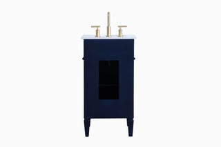 Park Avenue Single Bathroom Vanity in blue