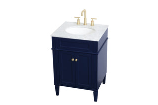Park Avenue Single Bathroom Vanity in blue
