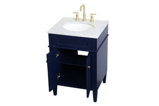 Park Avenue Single Bathroom Vanity in blue