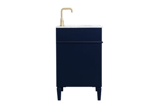 Park Avenue Single Bathroom Vanity in blue