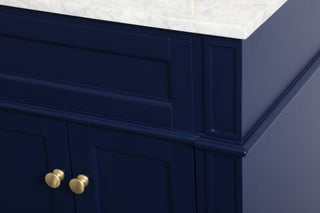 Park Avenue Single Bathroom Vanity in blue