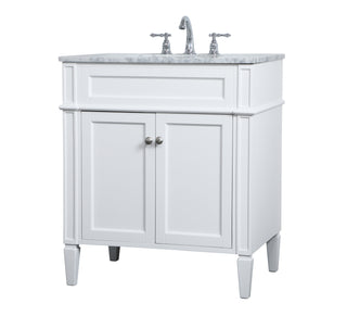 Park Avenue Single Bathroom Vanity in White