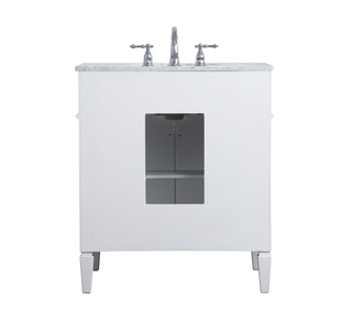 Park Avenue Single Bathroom Vanity in White