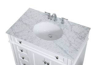 Williams Single Bathroom Vanity in White