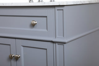 Park Avenue Single Bathroom Vanity in Grey