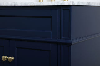 Park Avenue Single Bathroom Vanity in blue