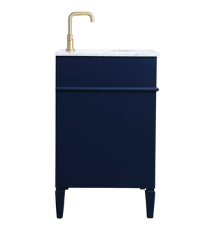 Park Avenue Single Bathroom Vanity in blue