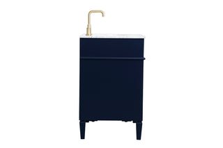 Park Avenue Single Bathroom Vanity in blue