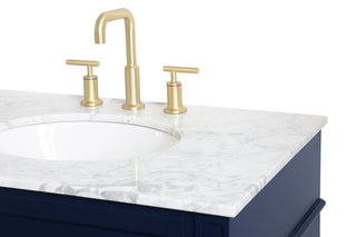 Park Avenue Single Bathroom Vanity in blue
