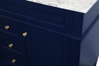 Park Avenue Single Bathroom Vanity in blue
