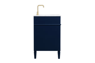 Park Avenue Single Bathroom Vanity in blue