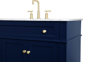 Park Avenue Single Bathroom Vanity in blue
