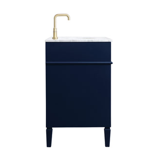 Park Avenue Single Bathroom Vanity in blue