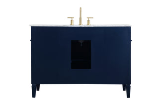 Park Avenue Single Bathroom Vanity in blue