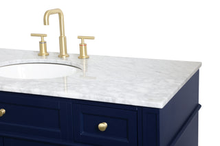 Park Avenue Single Bathroom Vanity in blue