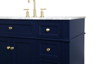 Park Avenue Single Bathroom Vanity in blue