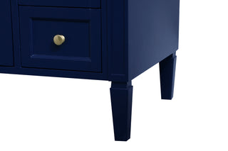 Park Avenue Single Bathroom Vanity in blue
