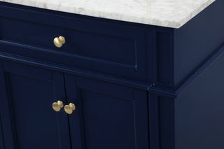 Park Avenue Double Bathroom Vanity in blue