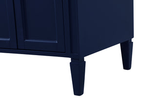 Park Avenue Double Bathroom Vanity in blue