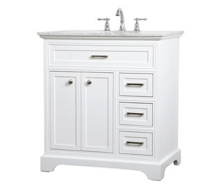 Americana Single Bathroom Vanity in white